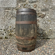 45cm Rustic Full Oak Barrel Planter